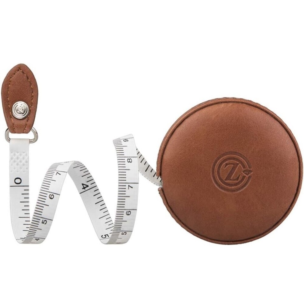 Cloth Tape Measure Retractable Metric Imperial Body Sewing Tailor Craft Brown